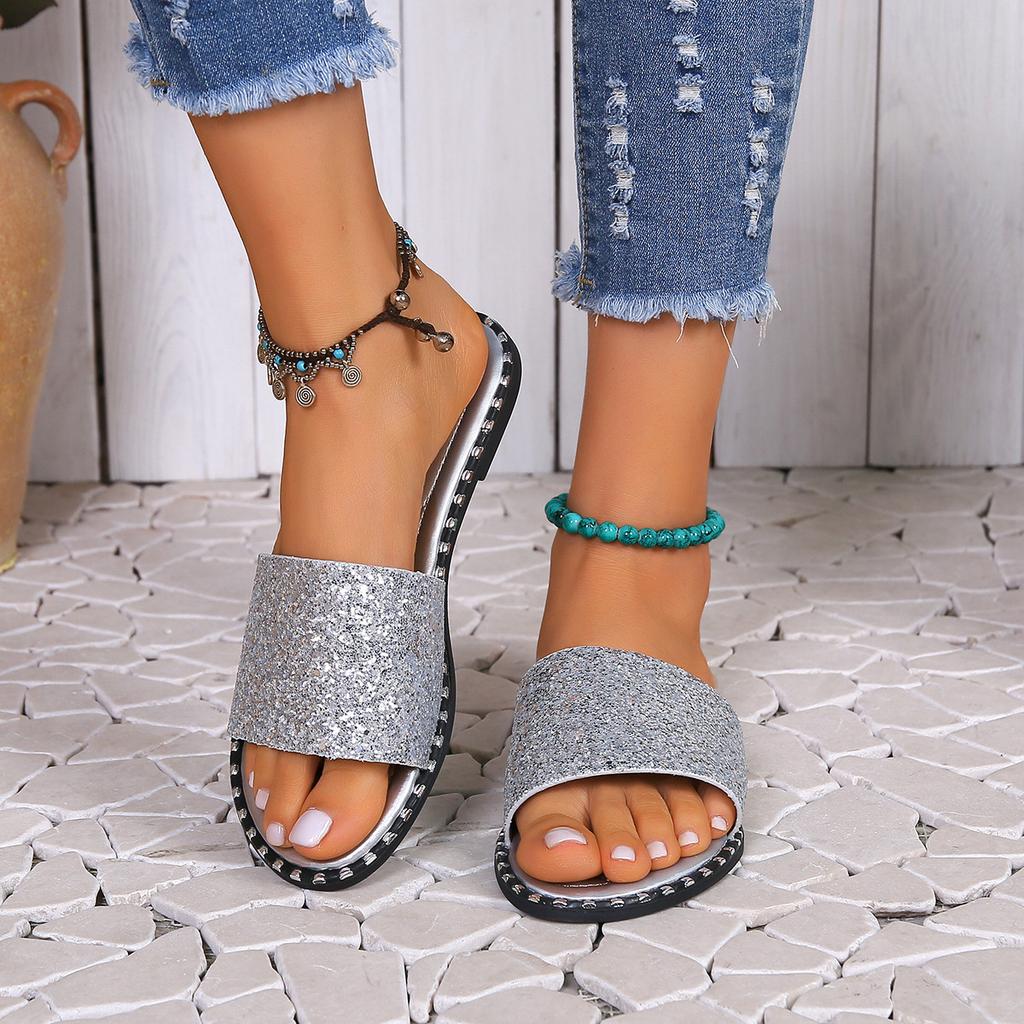 Sommer Neue Mode Damen Hausschuhe Offene Zehen Flache Strandschuhe Damen Rom Outdoor Hausschuhe Damen Zapatos Mujer Pantoletten