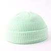 Melon Hat Men's and Women's Trend Autumn and Winter Wool Hat Student Fashion Flanged Yuppie Cold Hat Women's Brimless Knitting