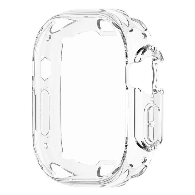 

360 Full Coverage Case For Apple Watch Ultra 49mm Screen Protector Cover Protective Shell For iWatch Ultra 49mm TPU Bumper Case Ultra 49mm прозрачный