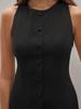 Summer Women's New Sleeveless Mid-Length Skirt Fashion Temperament Pleated Slim Fit Bodycon Dress