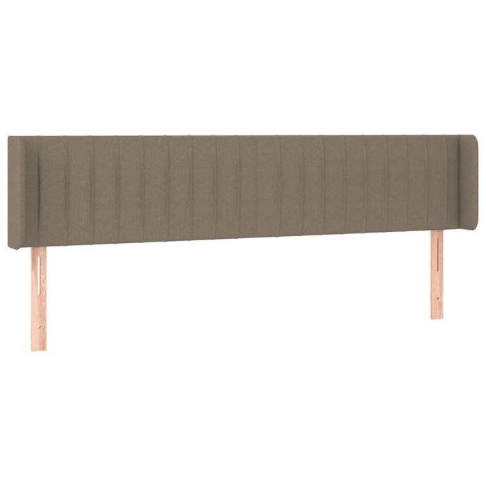 VidaXL LED Headboard Bedroom Furniture Double Bed Accessory Head of Bed Frame Interior Taupe 3123484
