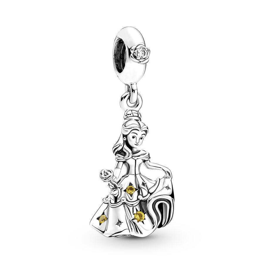 New Disney Charms Bracelet Winnie the Pooh Beauty and the Beast Dumbo Monsters Inc Jewelry for Women
