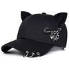Cat Ear Baseball Caps Breathable Peaked Cap Unisex Sunscreen Hat  Unisex