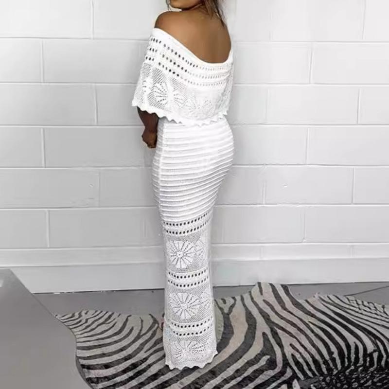 Rochie de vară pentru femei, ușoară, matură, la modă, cu gât, slim-fit, cu fese