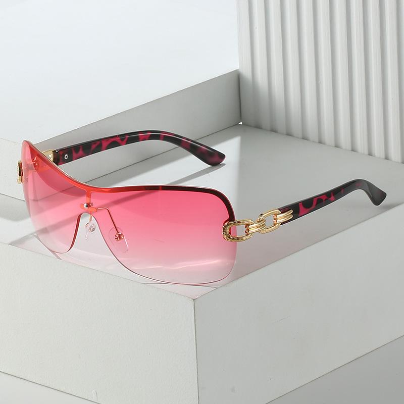Occhiali da Sole da Donna Senza Montatura alla Moda Nuovi Occhiali da Sole Y2K Spicy Girl per Donna Occhiali da Sole Ombreggianti per Esterno UV400