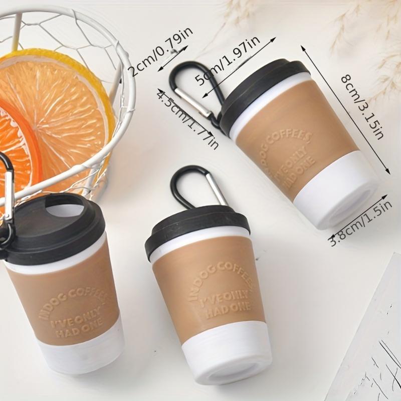 Kaffeetasse Haustier Müllbeutel Spender Tragbares Outdoor Hundeausführgerät Müllbeutel Aufbewahrung