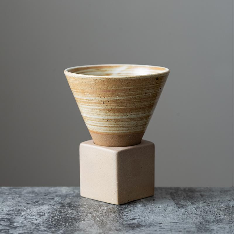 

Coffee mug creative Japanese stoneware mug Moroccan style tea cup water cup enamel gift 200ML