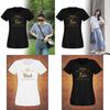 Bride Tribe Letter Print Short Sleeve T Shirt For Women Breathable Fashion Casual Wear