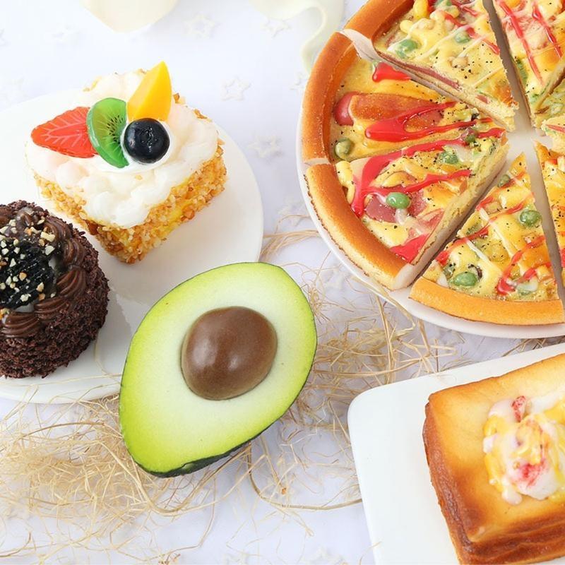 Simulation Avocado Fake Avocado Fruit Model Fruit Shop Cabinet Decoration Props Kitchen Accessories Home Wedding Kitchen