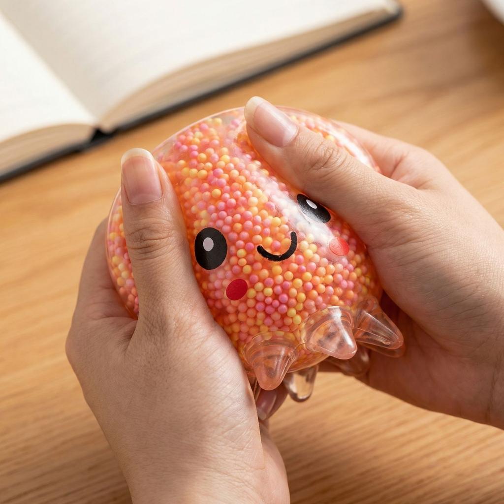 1Pc Glowing Light Squid Vent Ball Squeeze Decompressions Toy Bubble Octopus Ball Stress Relief Toy Birthday Gift For Kids Child