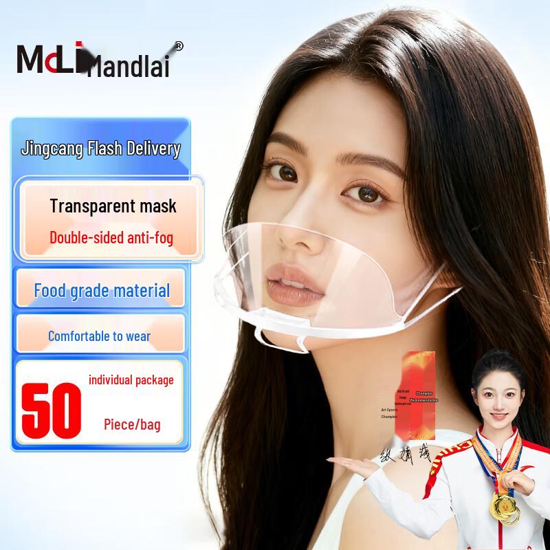 ManDelai Transparent Anti-Droplet Catering Mask