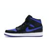 Air Jordan 1 Mid Černé Hyper Royal Pánské Tenisky Modrá Královsky modrá Bílá 554724-068