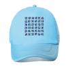 Color Grid Abstract Art Design Mesh Baseball Cap