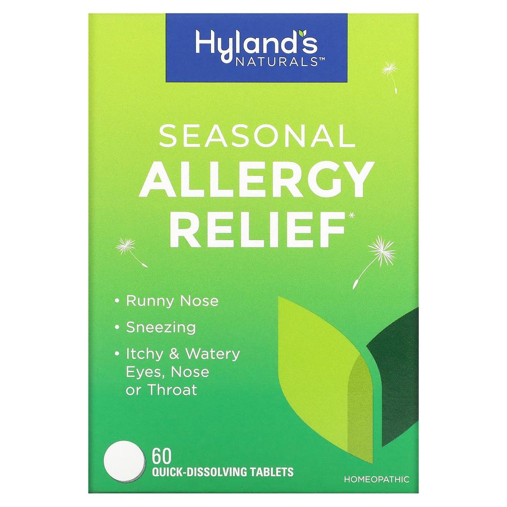 Hyland'S Naturals, Seasonal Allergy Relief, 60 Quick Dissolve Tablets