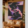Abstract Futurism Wall Art Dark Colorful Colorful Tapestry Wall Hanging Bohemian Wall Tapestries Mandala Wall Art Decor