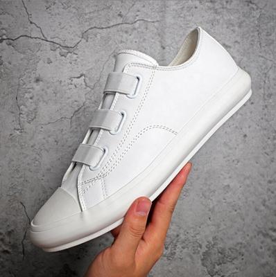 PU-läder Casual Skor Herr Sneakers Mode Herr Vita Skor Cool Gata Ung Man Skor Herr Sneakers