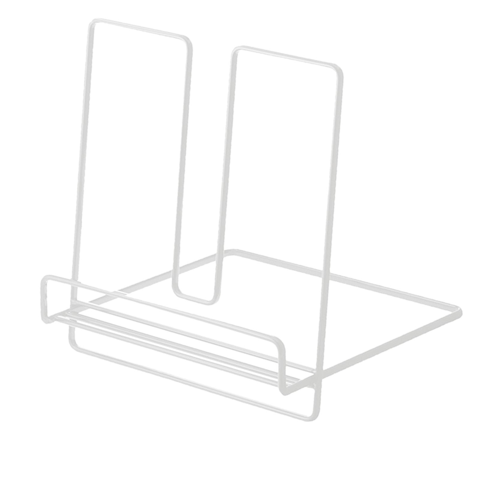 

Foldable Iron Display Stand Multifunction Rust Prevention Simple Folding Book Stand for Kids White белый