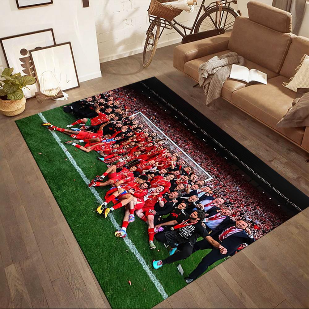 Liverpool Football Club Floor Rug Office Rug Perfect For Entryway Game Room Balcony Dining Room Antislip Rug Anime Office Decor