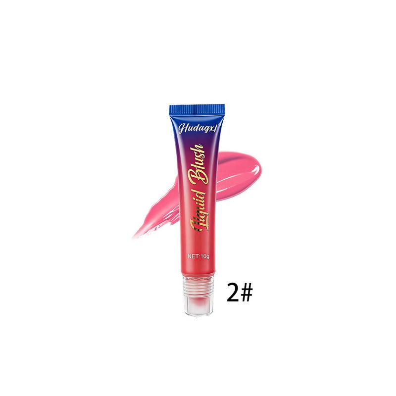 Dual-Use Liquid Blush: Long-Lasting Natural Pink Tint for Lips and Cheeks