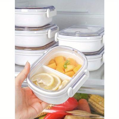 1 Stück Minimalistische Stilvolle Lebensmittelaufbewahrungsbox, Tragbare Obst-Bento-Box, Kühlschrank-Lebensmittel-Frischebox, Mikrowellengeeignete Lunchbox, Outdoor-Mahlzeitenbox