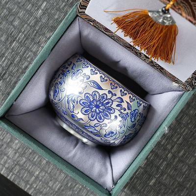 Liu Yin Verwickelter Lotus Tee trinken Hochwertige Teetasse Persönliche Tasse Teeset Teeschale Einzelne Tasse Zufälliges Geschenk Festgeschenk Teetasse