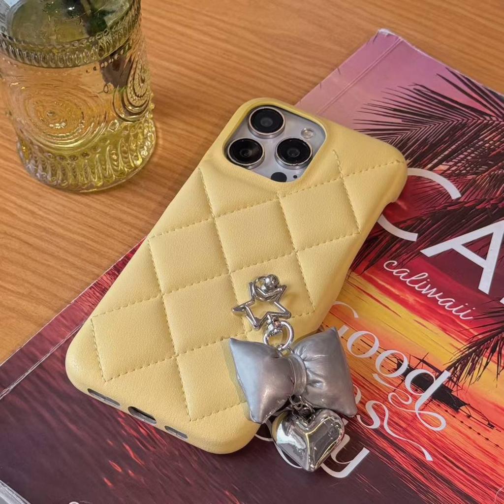 Luxury Bow Strap Leather Phone case for iPhone 17 16 Pro Max for 15 Pro Max in Stock Free Shipping Mobile Phone Accessories