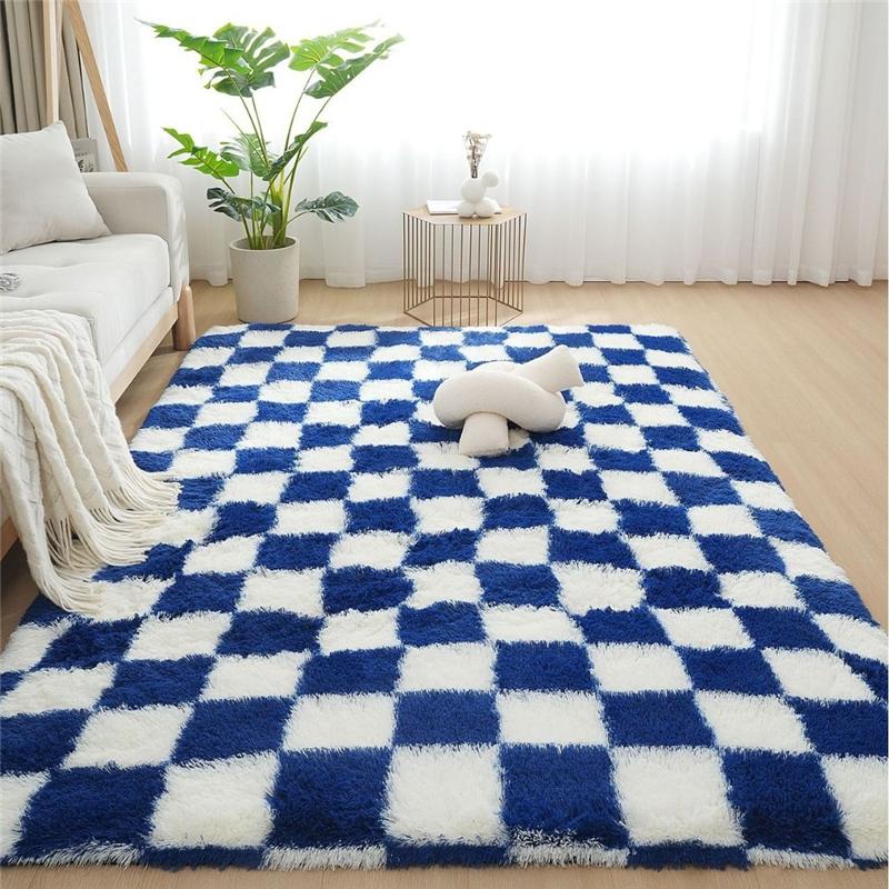 

Ковры для спальни, Улучшенный нескользящий серый пушистый мягкий ковер с длинным ворсом, Комнатный напольный серый пушистый лохматый плюшевый ковер для гостиной для детей, домашний декор для общежития 40x60cm