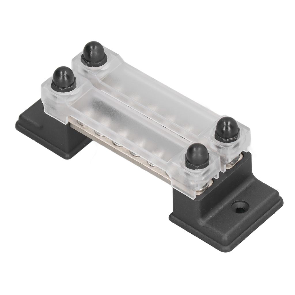 12 Post Power Distribution Block 48V 150A Dual Row Terminals Bus Bar with M4 Bolts M6 Stud