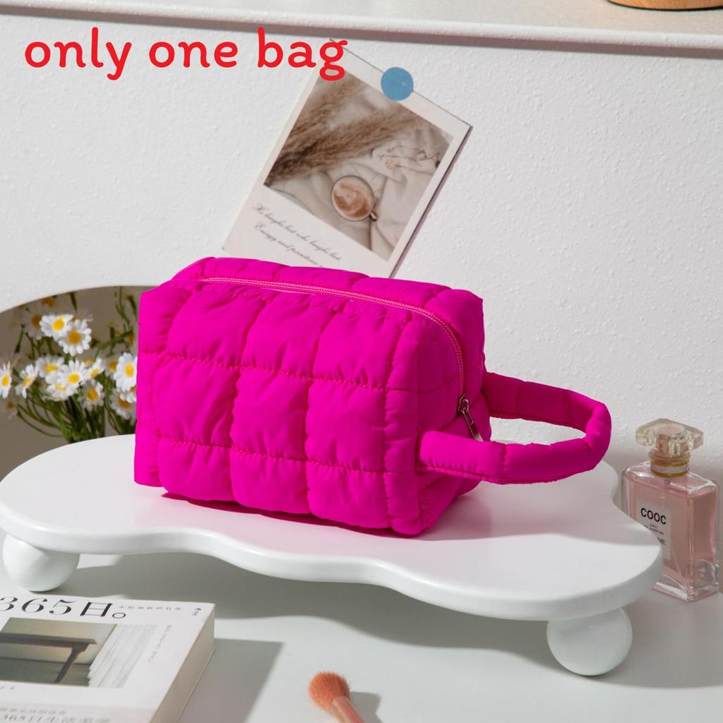 Portable Large Capacity Makeup Organizer With Polyester Material For Home Use