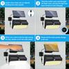 Outdoor 368/468 LED Solar Wall Light Motion Sensor Lights 3 Lighting Modes Solar Powered Garden Lights For Garden Lighting