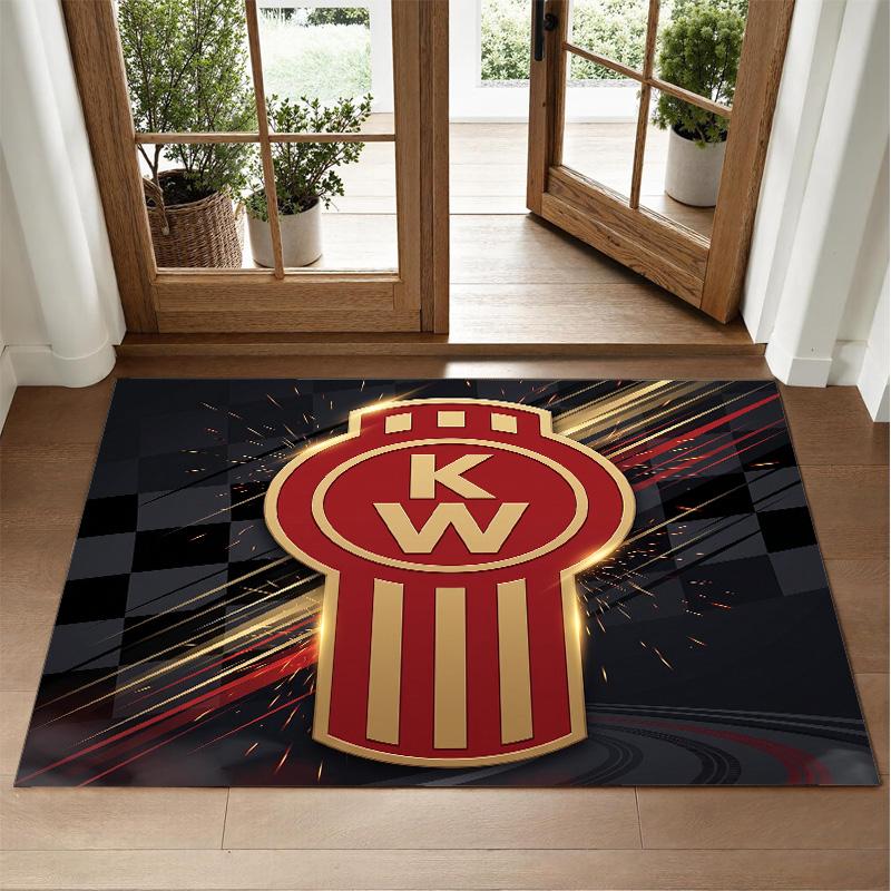Kenworth Design Crystal Velvet Rug Soft Decorative Mat for Bedroom Entrance