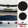 T23-Chrome Car Front Radiator Grille Replacement Emblem Rear Trunk Lid Badge Auto For Volkswagen Golf 7 7.5 Golf 8 Passat Polo 2021