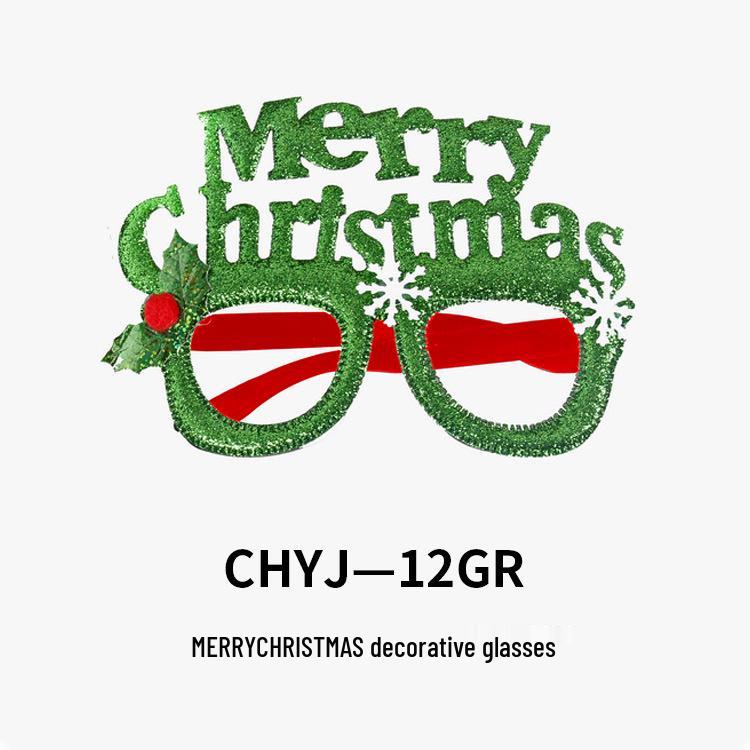 Festive Christmas Eyeglass Frames for Adults & Kids - Creative Holiday Party Accessories & Gifts