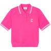 New MLB ClevelandGuardians Polo Shirt Women's Pink 3FPQB0243-45MAS