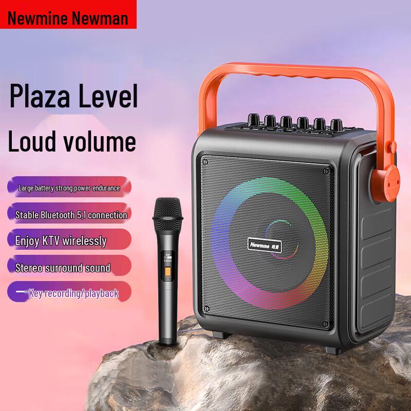 Newman K509 Portable Bluetooth Karaoke Speaker