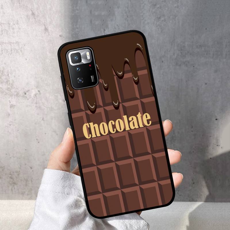 Custodia per telefono al cioccolato per Redmi Note 8 7 9 4 6 pro max T X 5A 3 10 lite pro