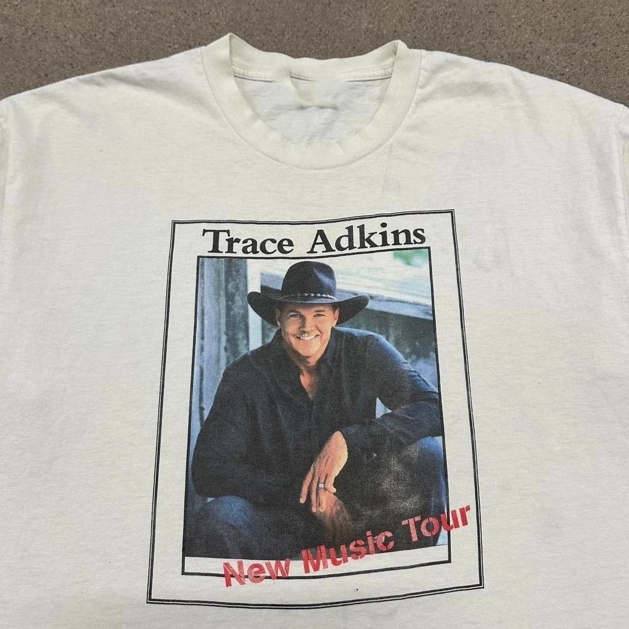 Vintage Trace Adkins Country Music White Cotton S-5XL T-Shirt BL2233 XXL