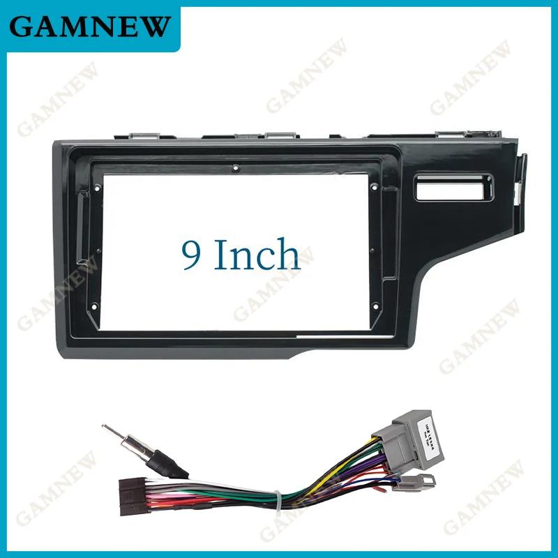 9 Inch 10.1 Inch Car Frame Fascia Adapter For Honda Fit Jazz 2014-2019 Android Radio Dash Fitting Panel Kit