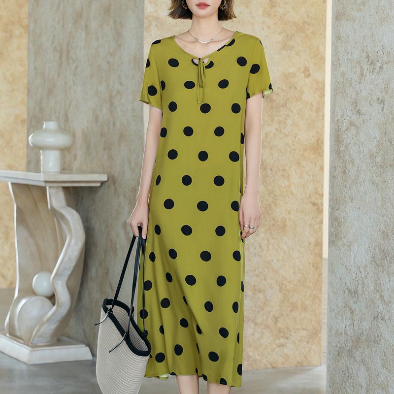 Women's Plus Size Floral Print Maxi Dress, Casual Short Sleeve Long Dress (XL-5XL)