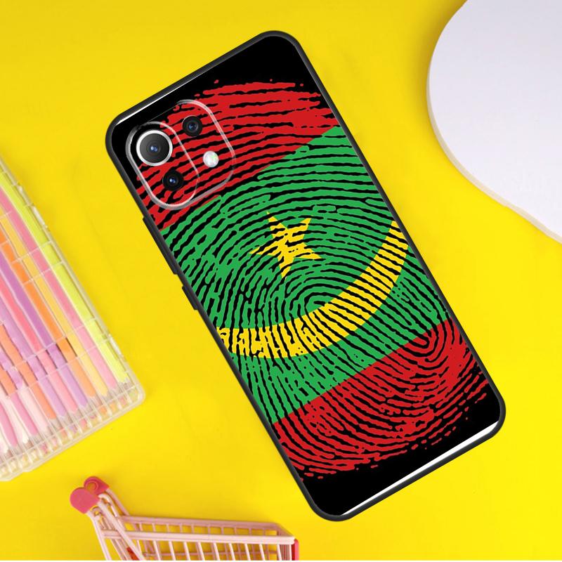 Mauritania Flag Cover For Xiaomi 14 13 Ultra 11T 12T 13T 14T Pro POCO X7 Pro X3 X5 F3 F5 F6 M6 X6 Pro Case