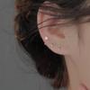 Ruyi Knot S925 Sterling Silver Stud Earrings: Minimalist, Fashionable, Unique, and Versatile for Women