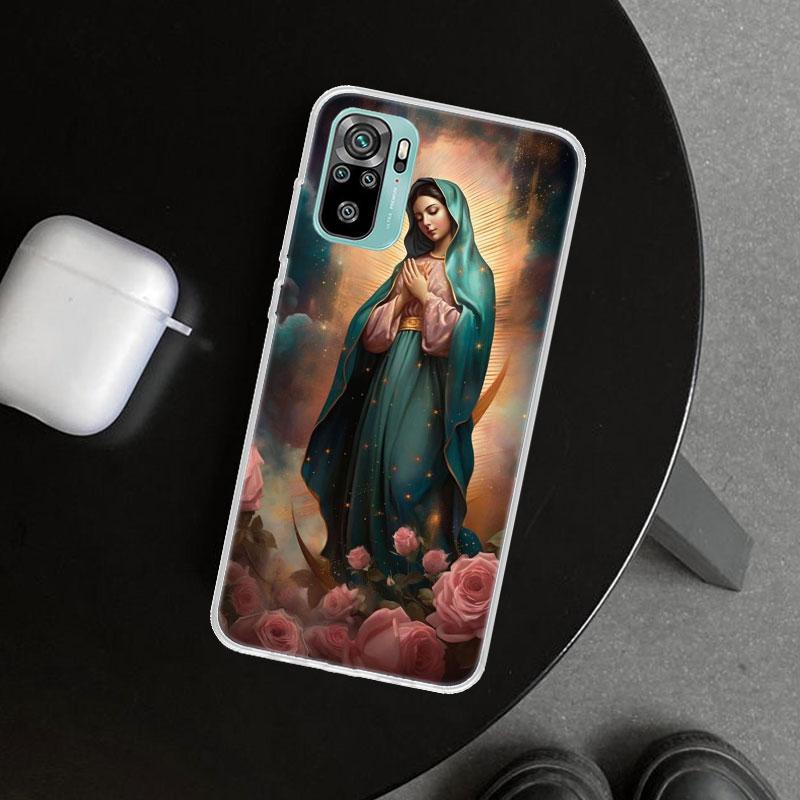 Virgin De Guadalupe Mary Phone Case Cover for Xiaomi Redmi Note 15 14 13 12 11 Pro Plus 14S 12S 11S 11T 11E 10S 10 Customized Fu