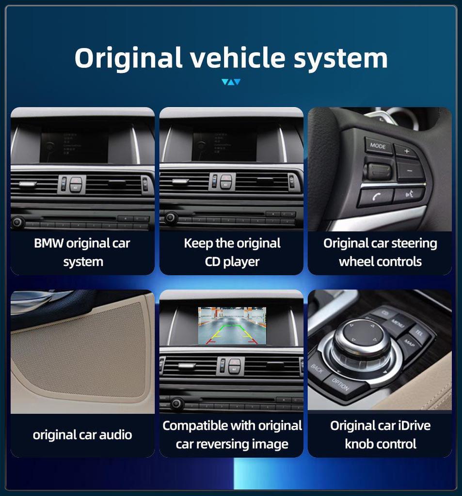 12.3" Compatible GPS Navigation System for BMW 7 Series F01-F04 Center Console