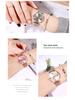 GEDI Women's Rhinestone Steel Band Watch - Fashionable, Trendy, Waterproof, Stylish Ladies' Timepiece