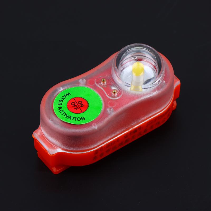 Led Seawater Activated Life Jacket Light Self Lighting Safety Vest Accessory Waterproof Plastic For Adult Survival Gear