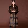 Stylish Women's Overcoat - Long Knee-length Plus Size Winter Coat for Middle-aged and Elderly Mothers