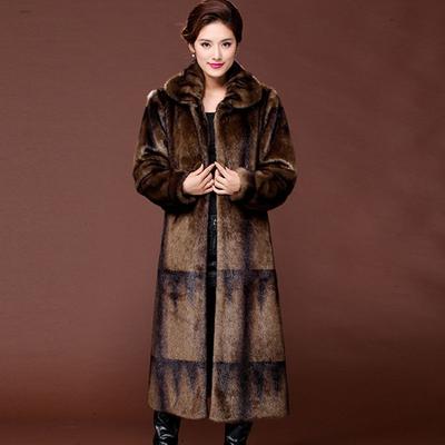 Stilvoller Damen-Übermantel - Langer knielanger Wintermantel in Übergröße für Mütter mittleren Alters und ältere Mütter