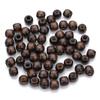 Natural Round Wood Beads Oval Loose Spacer Rosary Bead Large Hole Jewelry Bracelets Diy Unsex Charm Wholesale Supplies