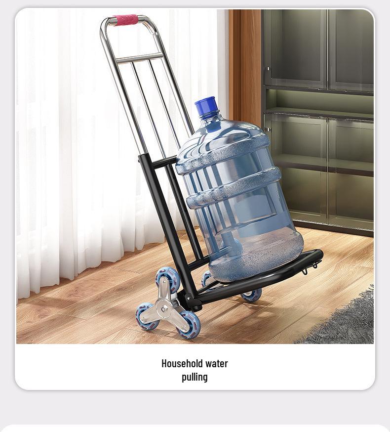 Stair-Climbing Foldable Hand Truck for Heavy Loads