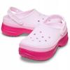 Saboti Femei Crocs Classic Stacked Clog Dragon Fruit 38-39 EU Synthetic Material Platform Comfort Slip Resistant Clogs